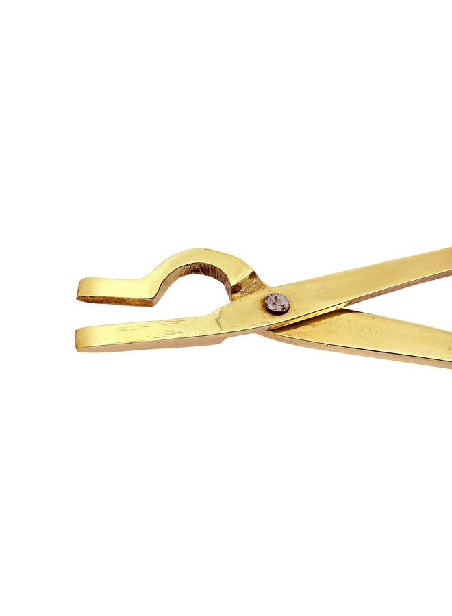 DMI Brass pakkad for Kitchen/sanchi/Brass chimta/Cooking plier/Tongs to use in Kitchen - Image 3