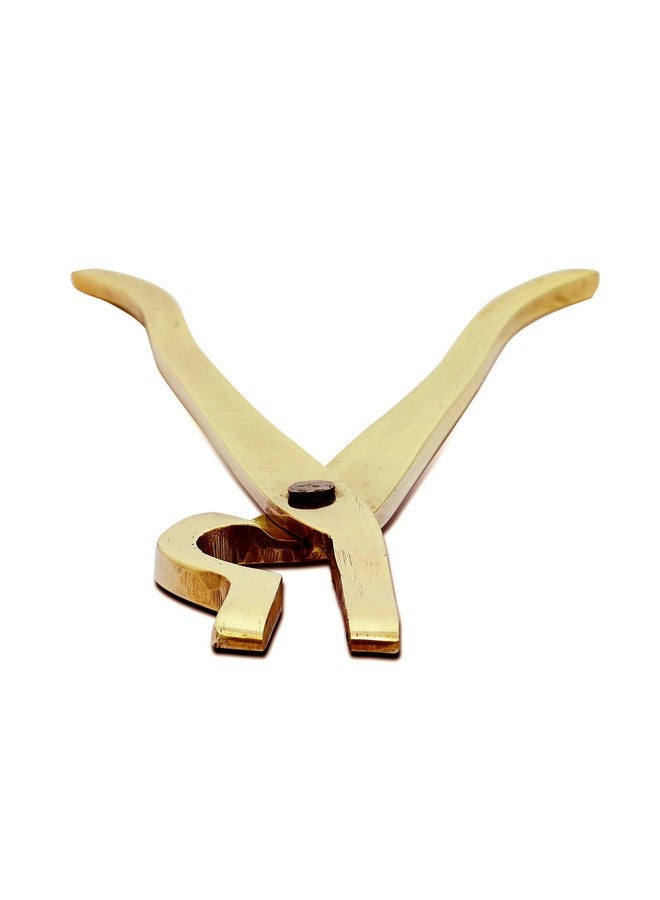DMI Brass pakkad for Kitchen/sanchi/Brass chimta/Cooking plier/Tongs to use in Kitchen - Image 2