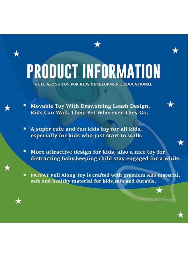 Toodles Learnings Pull Along Toy The Perfect Companion for Little Ones Learning to Walk, Develops Hand-Eye Coordination, and Gross Motor Skills - Image 5