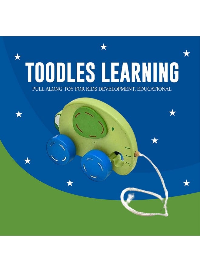 Toodles Learnings Pull Along Toy The Perfect Companion for Little Ones Learning to Walk, Develops Hand-Eye Coordination, and Gross Motor Skills - Image 2