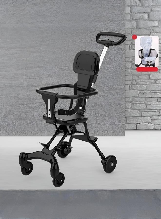 Portable Lightweight Folding Baby Stroller with Cooling Pad - Image 1