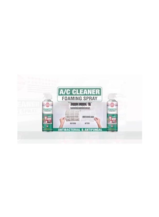 Asmaco AC Foam Cleaner Spray-Air Conditioner Cleaner-Home & Car AC Cleaner-Anti Bacterial,Anti Fungual-500ml-Kills fungus and bacteria,removes bad smell-Powerful and Multi-Purpose Air Conditioner Coil, Vent & Filter Cleaner for Car, Home & HVAC Systems - Image 3
