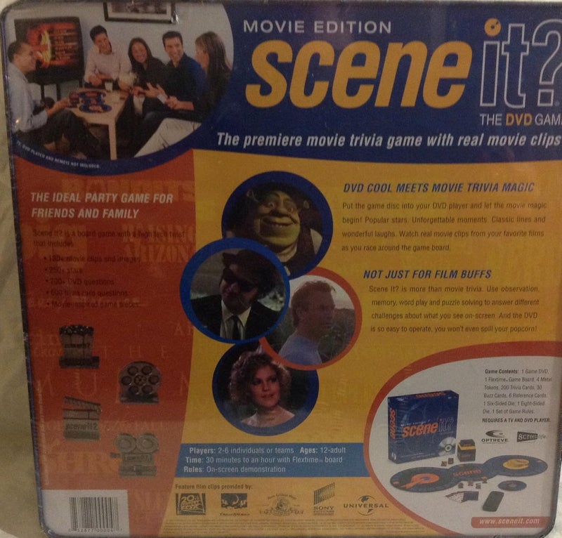 Screenlife Movie Edition Scene It? The DVD Game in a Collectible Tin Box by - Image 2