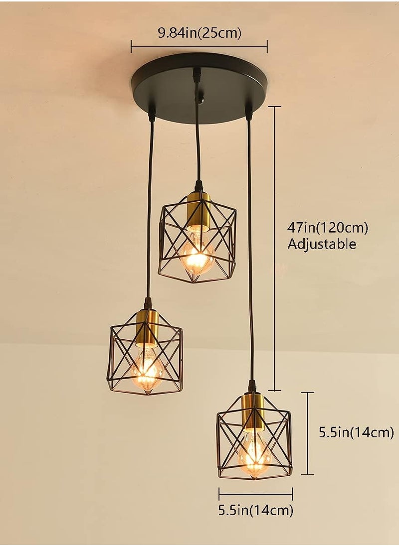 NAGAFA SHOP - JORY 3 modrn black , GOLD  Ceiling lamp from Nagafa shop - Image 1