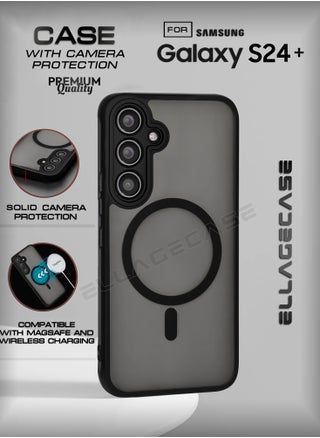 Case for Samsung Galaxy S24 Plus, Ultra Thin Frameless Case With MagSafe Wireless Charging, Solid Camera Protection, Shockproof Magnetic Black Cover - pzsku/Z22C8606BDDB8D927D121Z/45/_/1734965340/848902c7-94ea-4461-aa6f-d200cace64de