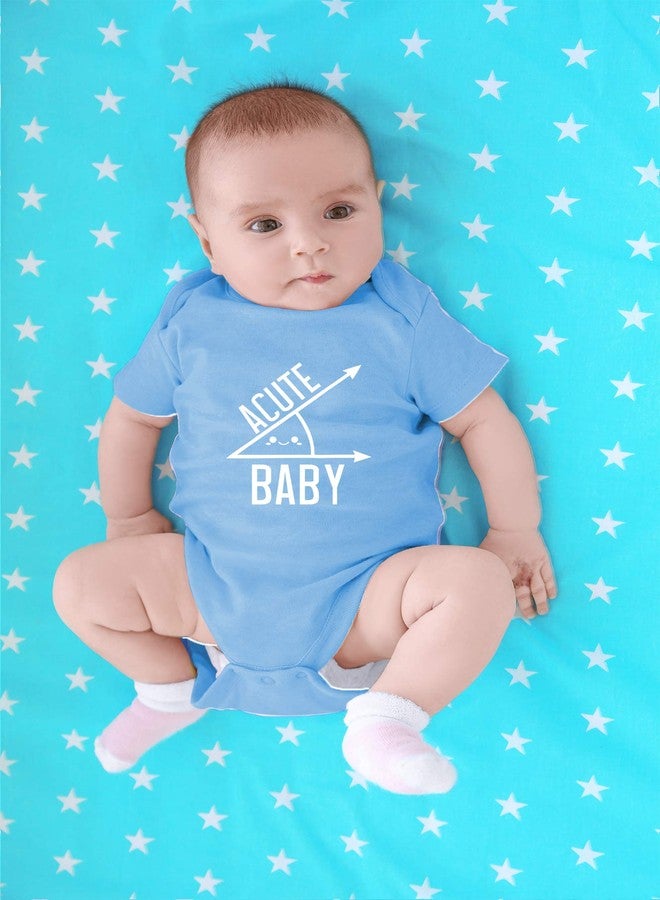 CBTwear بدلة أطفال لطيفة من سي بي تي وير، ملابس مواليد رائعة، رومبير للجنسين، مريح، مرح (6 أشهر، أزرق فاتح) - Image 4