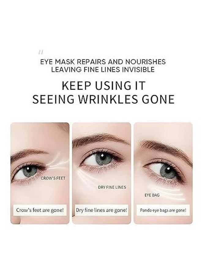 KLVS Under Eye Patches for Puffy Eyes| 24K Gold Dark Circle Remover for Women & Men| Reduce Wrinkles, Under Eye Bags, Moisturizing Improves Elasticity-pack of 60 - Image 4