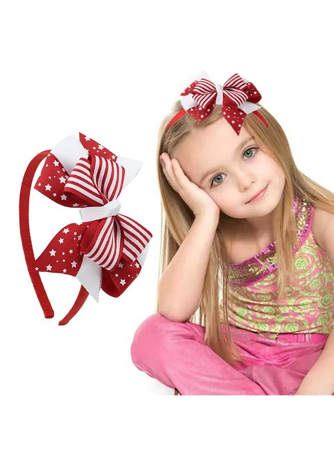 4Th Of July Headband Hair Bows For Girls Independence Day Patriotic Bows Fourth Of July Big Hair Bow Hair Accessories Party Hair Decorations American Flag Star Design Red White Blue Headbands 1Pcs - pzsku/Z22C86BF8877B2ABA918BZ/45/_/1718615136/7896f2e6-7e29-4f5d-8520-1403c1f1dfb6