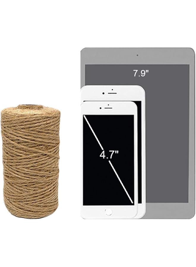 erorex Jute String 328 Feet 1 Mm 2 Ply Durable Natural Jute Rope Twine For Arts Crafts Jewelry Making And Diy Projects - Image 3