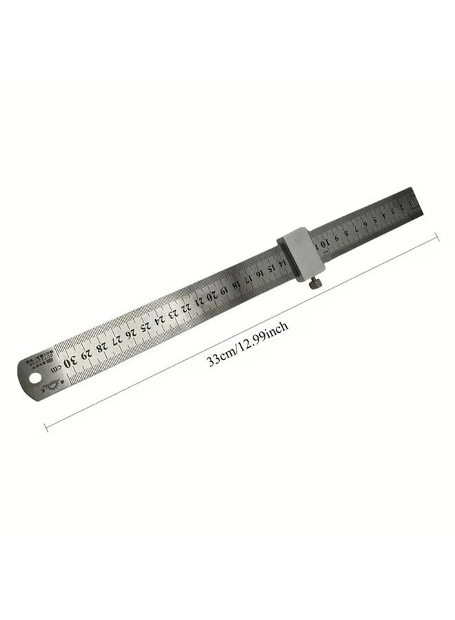 30cm Heavy Duty Carpenter Square Precision Measurement Scale Carbon Steel - Image 4