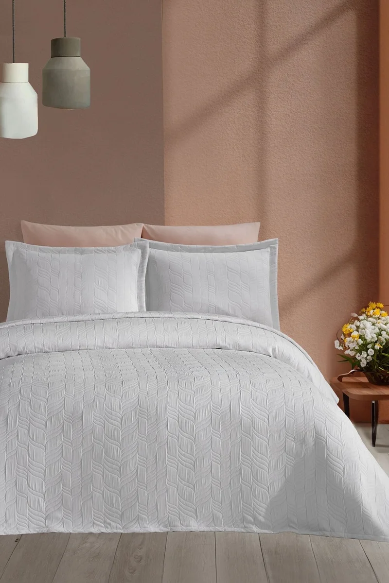 Elart Fashion Bedding Set Single 4 Pieces Ecru