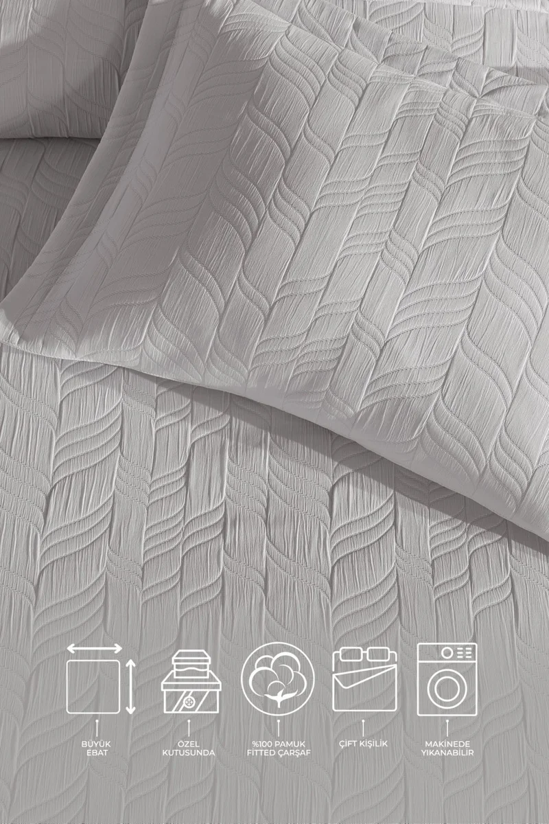 Elart Fashion Bedding Set Single 4 Pieces Ecru