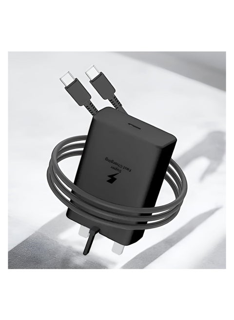 2024 New 45W Type C Super Fsat PD 3.0 Charger for Samsung S24 Ultra/S24/S23 Ultra/S23/S22 Ultra/S22/S21/S20/Z Fold 6 5 4/Z Flip 6 5 4/Galaxy Tab S9 S8 S7 A9 Adapter 5A USB C to C Cable