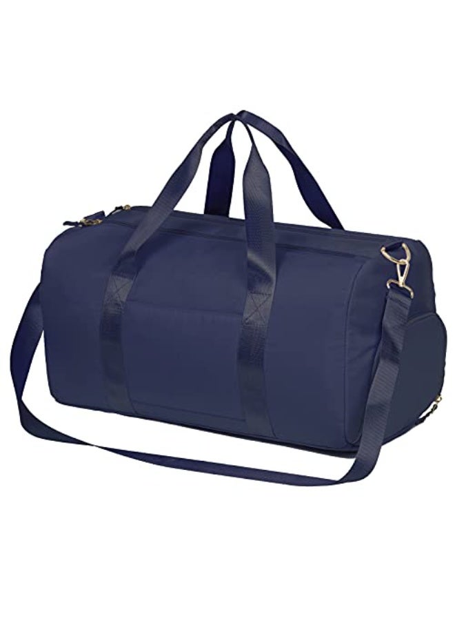 MABROUC Duffle Bag for Women, Sports Duffel Bag for Gym with Wet Pocket & Shoe Compartment, Overnight Weekender Travel Bag