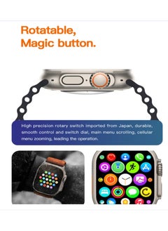 Winmax Ultra Watch with 7 Bands, Touch Screen, Bluetooth Call, Receiving Notifications, Fitness Tracker, Heart Rate Sensor, iOS and Android  - Image 3