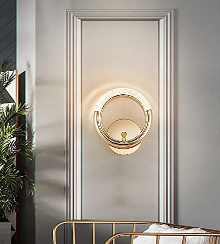 BLISSBELLS 10W Led Glass Crystal Golden Metal Wall Light Warm White - Image 4