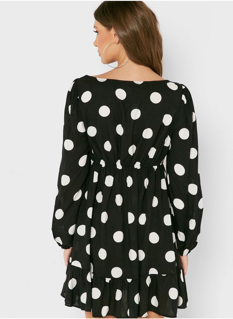 Miss Selfridge - Sweetheart Neck Detailed Dress - Image 1
