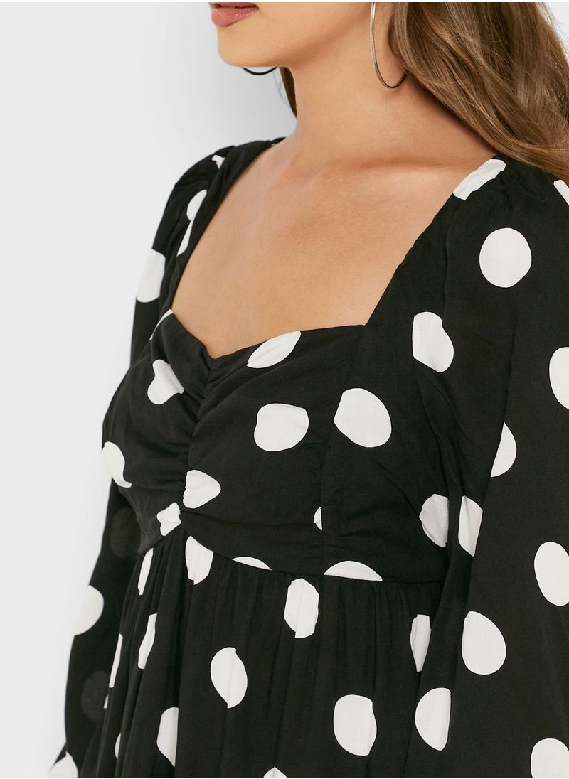Miss Selfridge - Sweetheart Neck Detailed Dress - Image 1