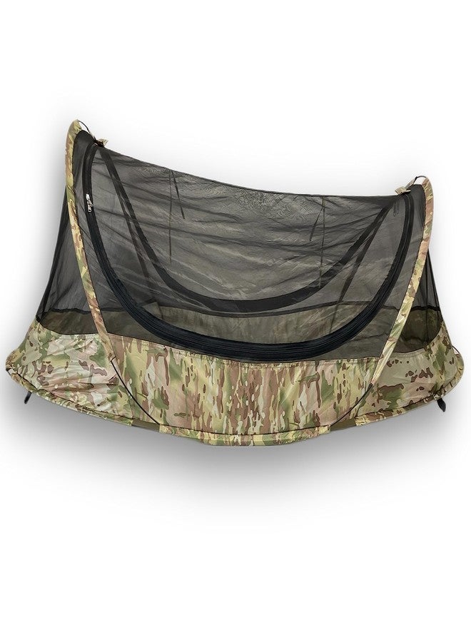USGI Industries Bivy Tent | Lightweight Single Person Sleeping Net System for Outdoors, Camping, Survival, Hiking, Backpack | Mesh Protection (OCP) - Image 1
