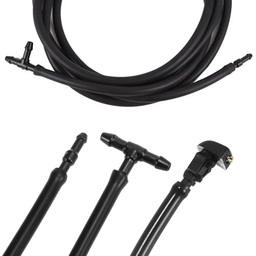 Omrisy Windshield Washer Nozzles Kit Compatible with Ford F150 2004-2013 Front Windshield Spray Nozzles Wiper Spray Washer Jet and Hose repair kit with Connector Replaces # 3W7Z17603AA - Image 4