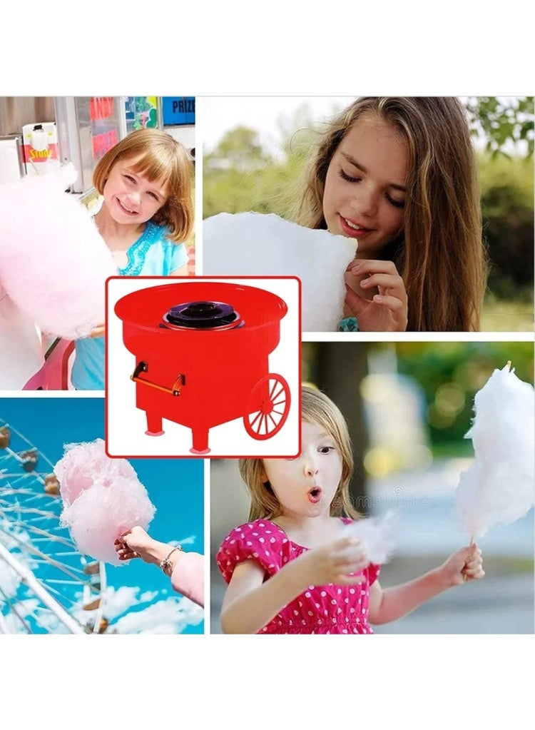 LC Cotton Candy Machine, Candy Floss Machine with Detachable Splash Guard, Electric Smooth Cotton Candy Maker Easy To Use For Kids - Image 5