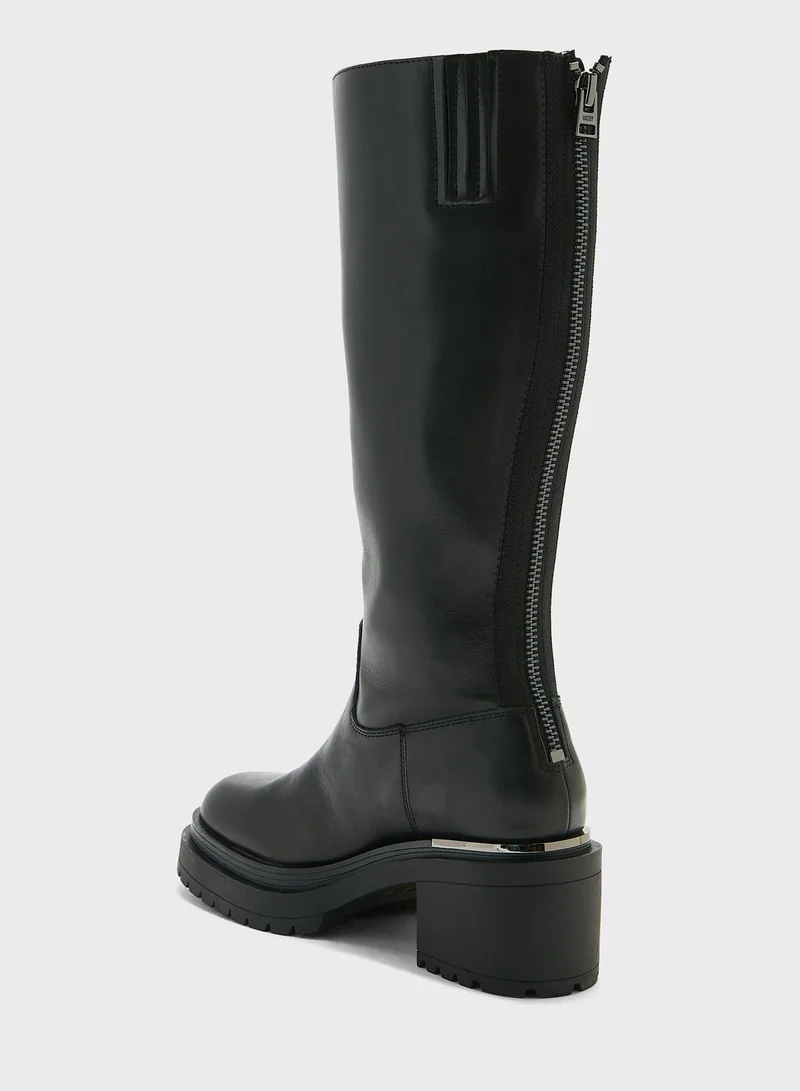 DKNY Paloma Logo Knee Boots