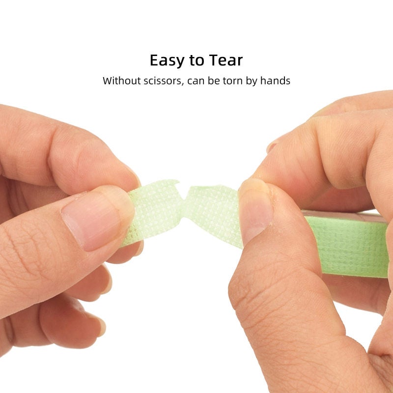1 Roll 9M Breathable Adhesive Tape for Eyelash Grafting Easy Tearing 1.2cm Wide Non-Woven Fabric for Eyelash Extension - Image 5