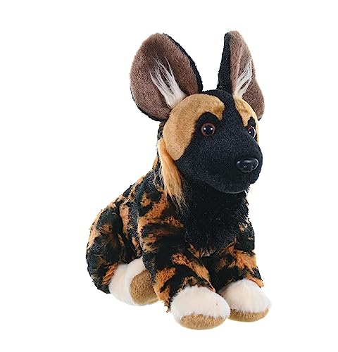 Wild Republic African Wild Dog Plush Stuffed Animal Plush Toy Gifts for Kids Cuddlekins 8 Inches - Image 1