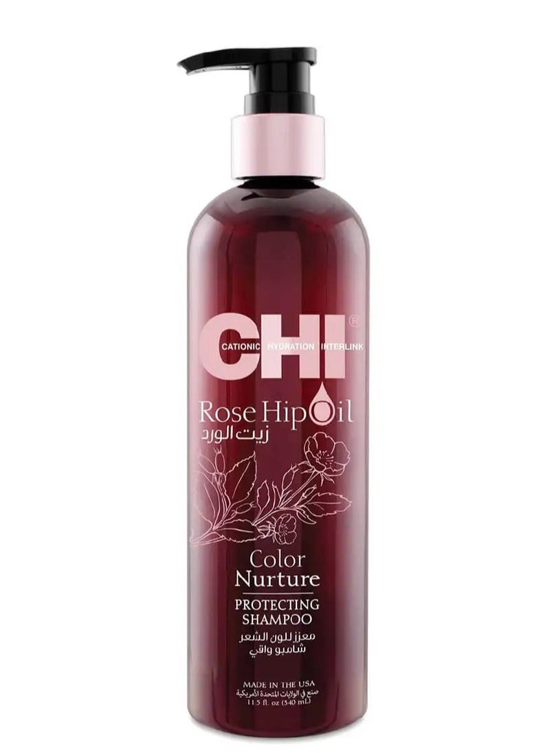 CHI Rosehip Oil Colour Protecting Shampoo 340ml  - Image 1