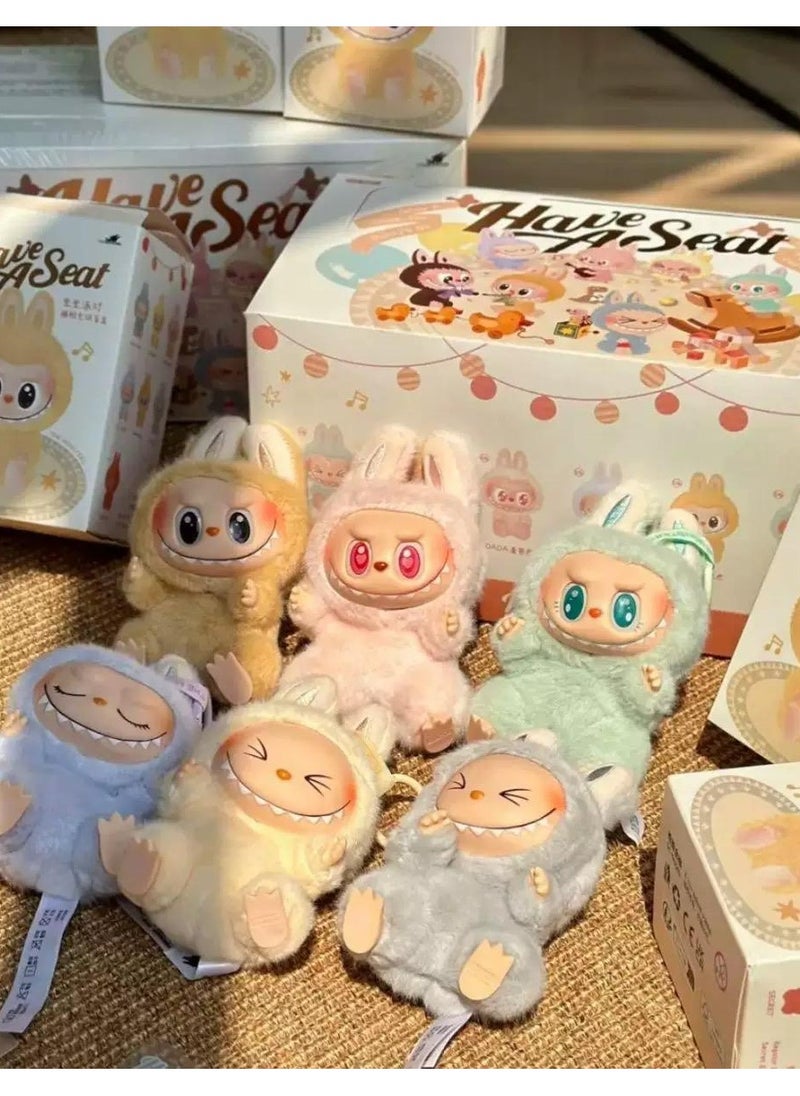 POP MART Labubu Have a Seat Vinyl Plush Blind Box, The Monsters Blind Box Figures, Random Design Action Figures Collectible Toys Home Decorations, Holiday Birthday Gifts, Single Box  - Image 2