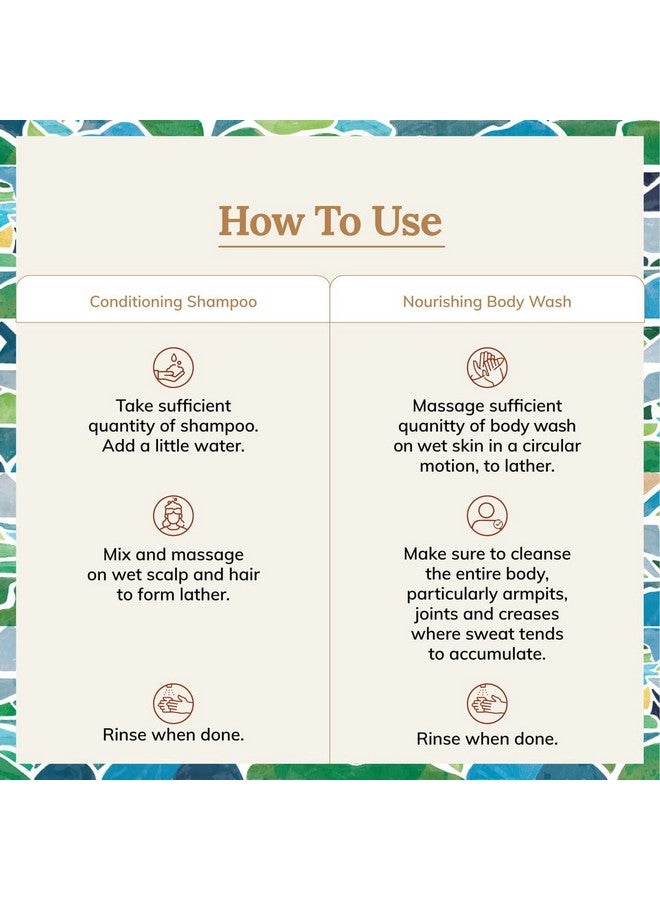 Tikitoro Kids Daily Essentials Combo,100% Vegan Nourishing Body Wash & Conditioning Shampoo, No Parabens & Sulphates (Age: 4+ Years) (300 ml x 2) - Image 5