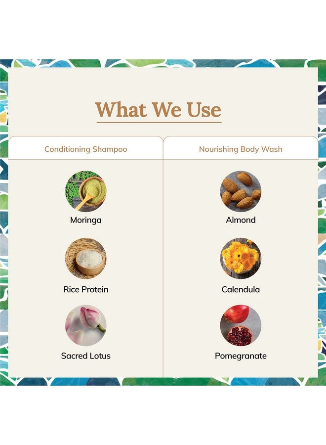 Tikitoro Kids Daily Essentials Combo,100% Vegan Nourishing Body Wash & Conditioning Shampoo, No Parabens & Sulphates (Age: 4+ Years) (300 ml x 2) - Image 4