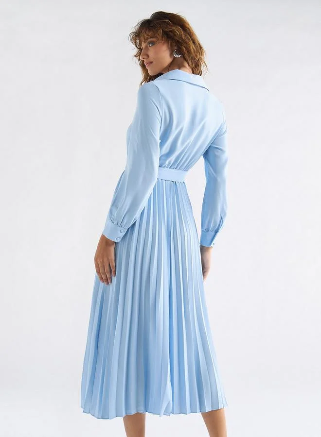 Splash FAV Pleated Midi Dress