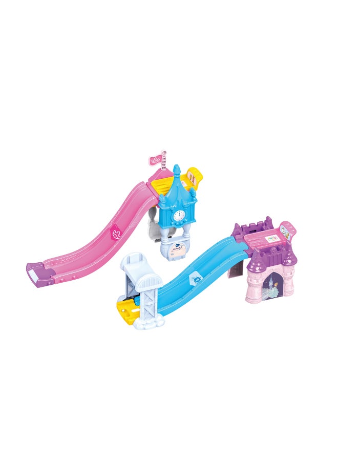vtech Toot-Toot Drivers Enchanted Castle Slide, Disney Princess Playset Multicolour | with Included Cinderella Vehicle, Lights, Phrases, Songs, Interactive | Ideal for ages 1-5 + up - Image 5