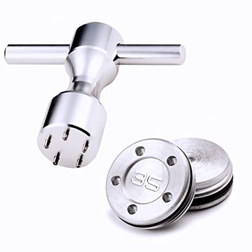 ROYMADE Golf Putter Weights 2pcs 5g/10g/15g/20g/25g/30g/35g/40g/45g with Wrench Kit Set Compatible with Titleist Scotty Cameron Putter Golf Accessory (2pcs 35g+Wrench) - Image 3