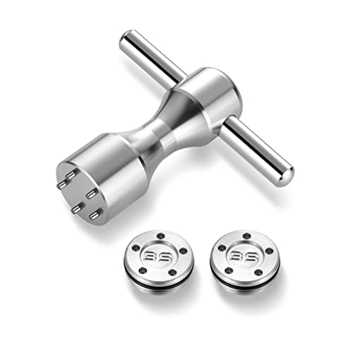 ROYMADE Golf Putter Weights 2pcs 5g/10g/15g/20g/25g/30g/35g/40g/45g with Wrench Kit Set Compatible with Titleist Scotty Cameron Putter Golf Accessory (2pcs 35g+Wrench) - Image 1