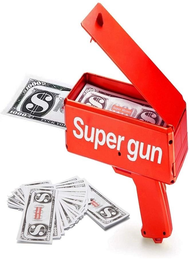 Toyland Money Gun Paper Playing Spray Money Toy Gun  - Image 1