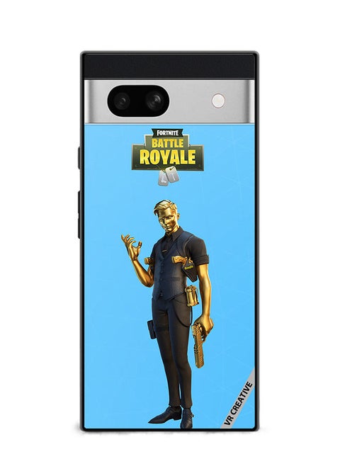 Protective Case Cover For Google Pixel 7a Fortnite Tier Design Multicolour