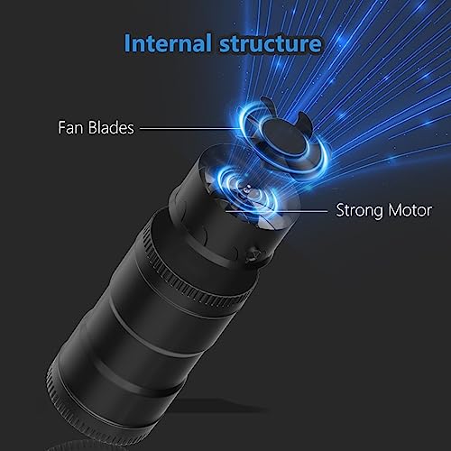 Hon&Guan 6 Inch Inline Booster Duct Fan with Speed Controller - 345 CFM Airflow with 19.2W Ultra-Low Power and Low Noise - Image 3