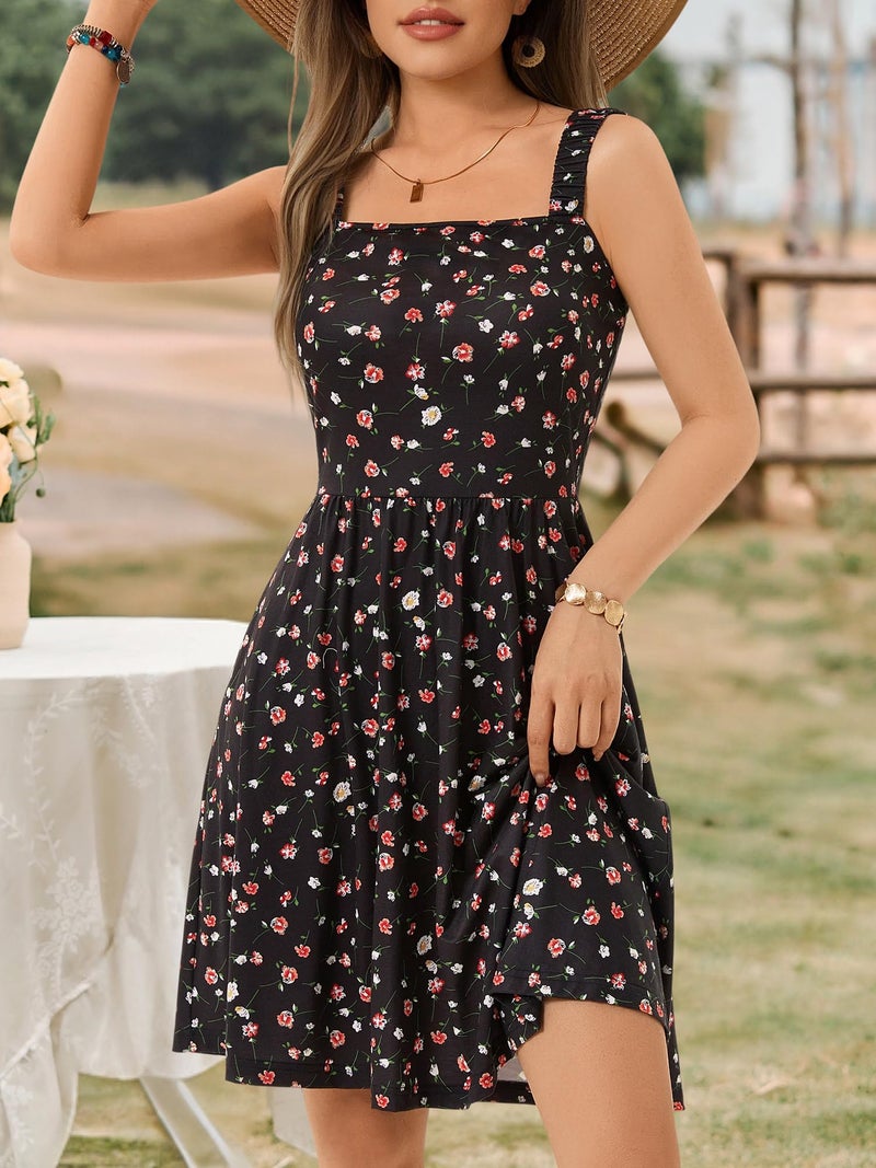 HUHOT Vacation Outfits for Women Plus Size Dresses for Curvy Women Casual Cute Flowy Dress with Pockets - Image 4