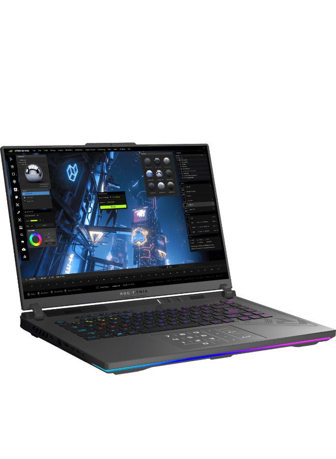 ASUS ROG STRIX G16  G614FM-RV169W Laptop with 16 Inch WUXGA / AMD Ryzen 9 9955HX / 16 Gigabyte / 1 Terabyte SSD / NVIDIA GeForce RTX 5060  / Black - Image 4