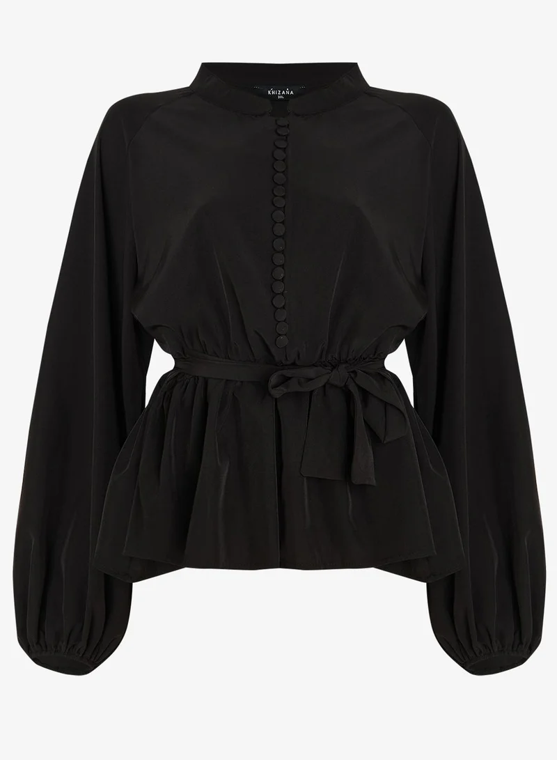 Khizana  Plus Size Tunic With Pleated Skirt for Women | Best Price UAE