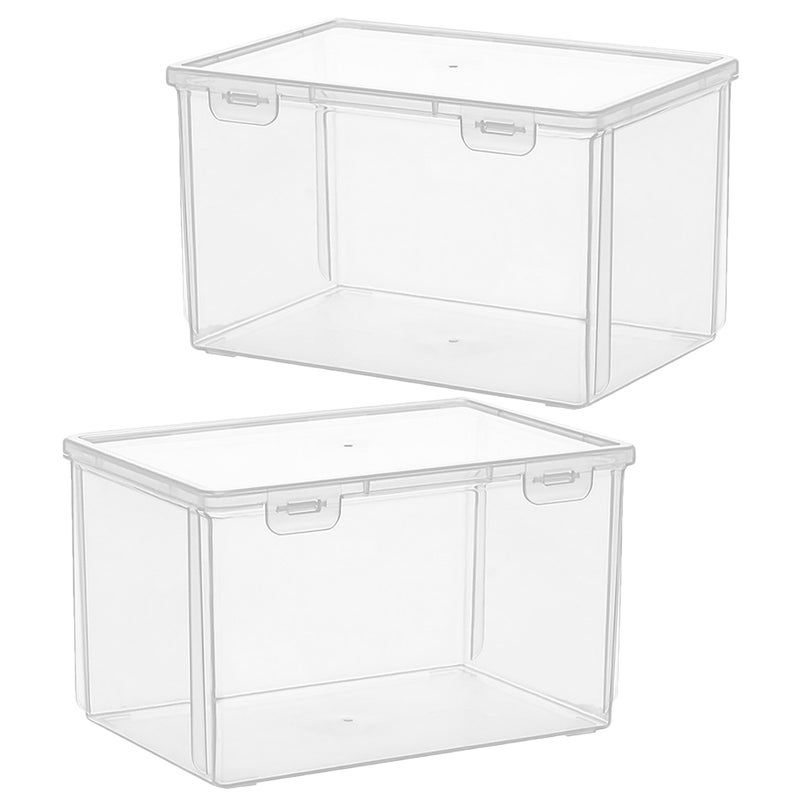 2pcs Bread Container Bread Box Fridge Storage Box Household Storage Container - Image 1