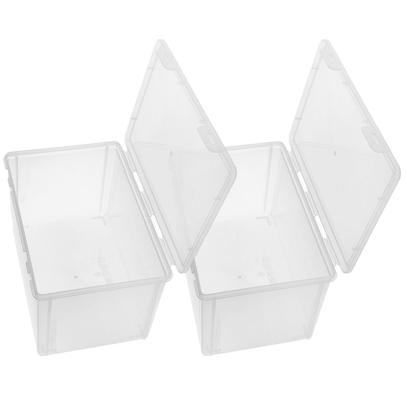 2pcs Bread Container Bread Box Fridge Storage Box Household Storage Container - Image 5