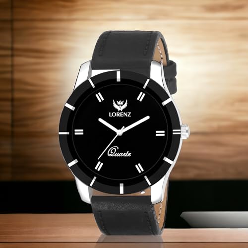 LORENZ Gift Set Combo Of Men's Watch, Wallet & Sunglasses|Cm-109Sn-Wl-Blk, Black - Image 2