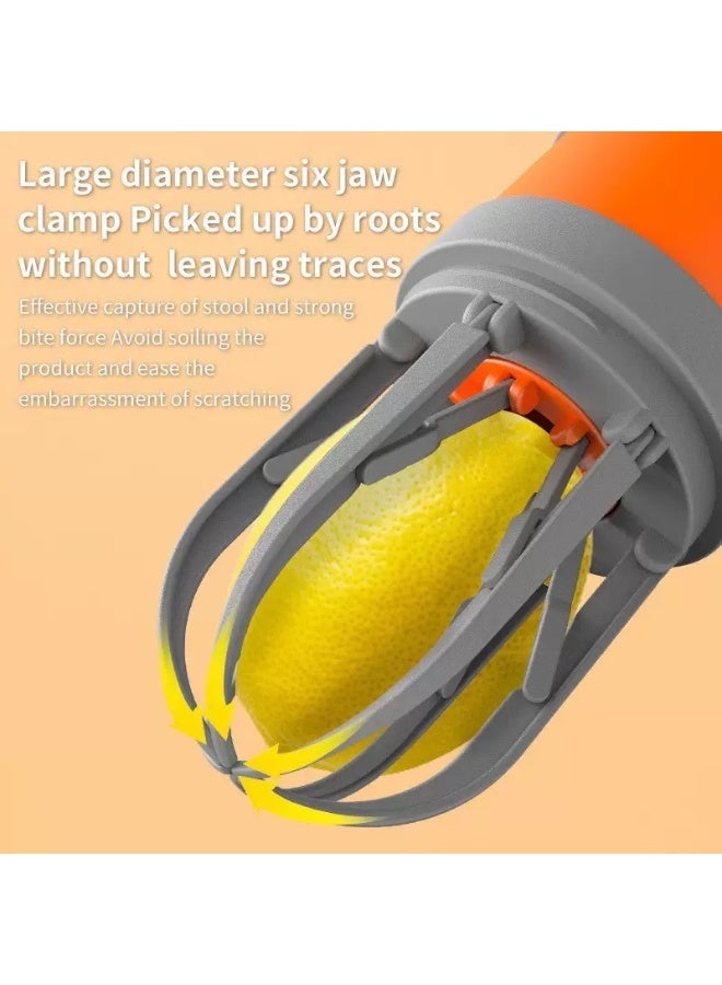 Pet Pooper Scooper，Portable Zero-Contact with 6-Claw Grabber & 1Toilet Bags - One-Click Clean for Dogs & Cats - Image 5