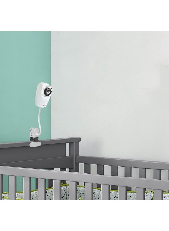 iTODOS iTODOS Baby Monitor Mount Clip Compatible with Vtech Baby Monitor Vtech VM901 and VM919HD, 8inches Flexible Long Gooseneck Arm,Attach Your Baby Camera Wherever You Like Without Any Tools  - Image 3
