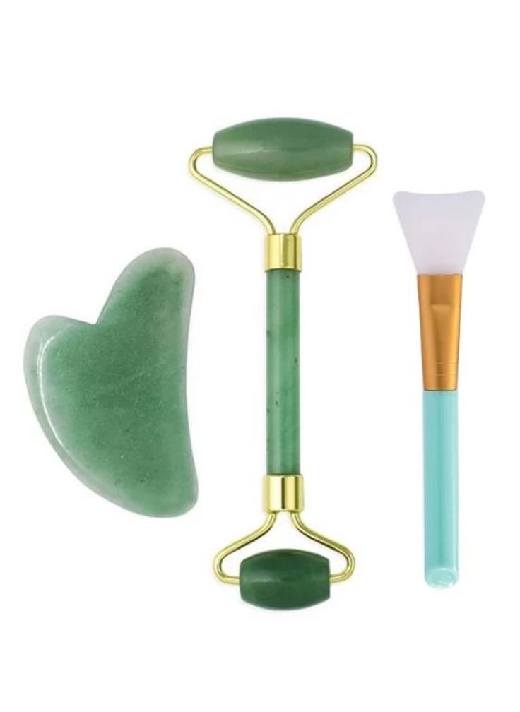 3-Piece Jade Roller Facial Massage Set Green - https://f.nooncdn.com/p/pzsku/Z22C9FCD3711EDBC18E99Z/45/_/1658224664/ca3cd7d7-3d8c-46ab-aca9-166fb115f832.jpg?width=original