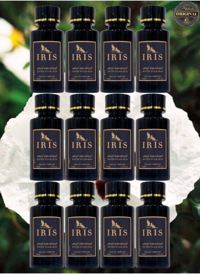 IRIS 12 Pieces Epine Foam Iris Perfume 50ML  - Image 1