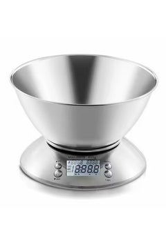 Kitchen Digital Scale with Detachable Stainless Steel Bowl 1.8lb/5kg, with Ambient Temperature Sensor and Cuisine Precision Kitchen Scales - pzsku/Z22CA3FE0F30048AA61FCZ/45/_/1728397331/ffcd036c-f597-403c-9212-64e7ece64e49